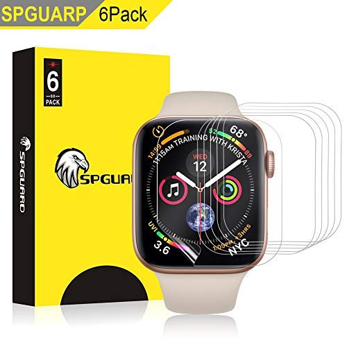 6 unidades] SPGuard compatible Apple Watch 4 Series LiQuidSkin ...