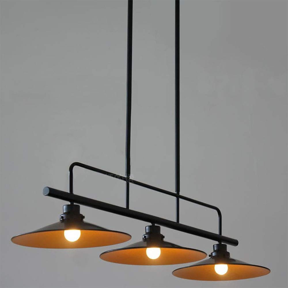 100cm 3 Lamp Heads Rustic Pool Table Lights