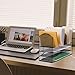 STYLISH Office Desk File Organizer – “Zero” Assembly - 33% more space - Perfect for paper filing, recipe, folders – Black Wire Mesh