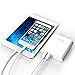 i-Blason Aero 10400 mAh Dual Port Ultra Compact External Battery Portable USB Charger Power Bank - Intelli-ChargeTM Wide Compatibility, Fast Charging, High Capacity (Silver)
