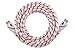 Ultra Clarity Cables 4K HDMI Cable 25FT [2 Pack], High Peed Hdmi Cables with Braided Cord & Gold Connectors, 4K @ 60Hz, Ultra HD, 2K, 1080P, ARC & CL3 Rated for Roku TV/PS5/HDTV/Blu-ray/Xbox One