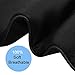 Natural Silk Sleep Mask Super-Smooth Soft Sleeping Eye Mask with Adjustable Strap (Black)
