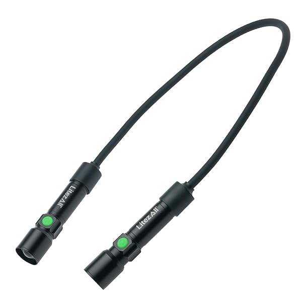 LITEZALL 500 LUMEN RECHARGEABLE NECK LIGHT – BENDABLE...
