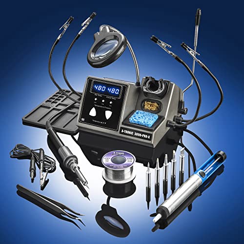 XTronic 3090PROX 75 W Soldering Iron Station 5 Extra Tips, 2 LED