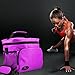 Ramaka Solutions – Insulated Lunch Bag Box, Extra Large Cooler Tote for Men, Women– Stain Resistant Nylon, 5 Compartments, Padded Grab Handle, Non-Toxic Liner, Adjustable Detachable Shoulder Strap Pad