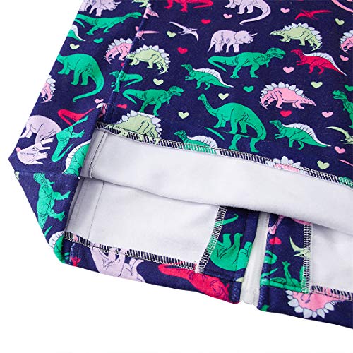 Kids4ever Girls Polar Fleece Jacket Dinosaur Sweatshirt Long Sleeve Sweaters Spring Fall Winter Outfits Clothes