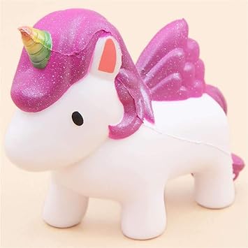 purple unicorn squishy