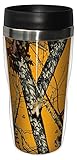 Tree-Free Greetings 77609 Blaze Pattern by Mossy Oak Camo Vintage Art Sip 'N Go Travel tumbler, 16-Ounce, Stainless Steel, Multicolored
