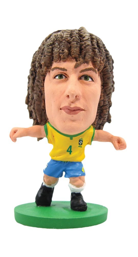 SoccerStarz - Brazil David Luiz - Home Kit