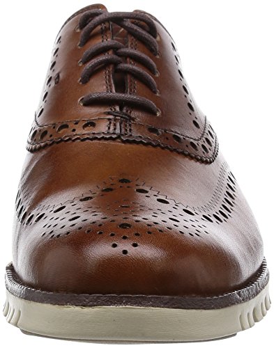 zerogrand wingtip oxford british tan