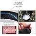 Leather Steering Wheel Cover - Universal 15 Inch Steering Wheel Cover For Car Truck Suv Fit is Nice and Snug (Black&Blue)