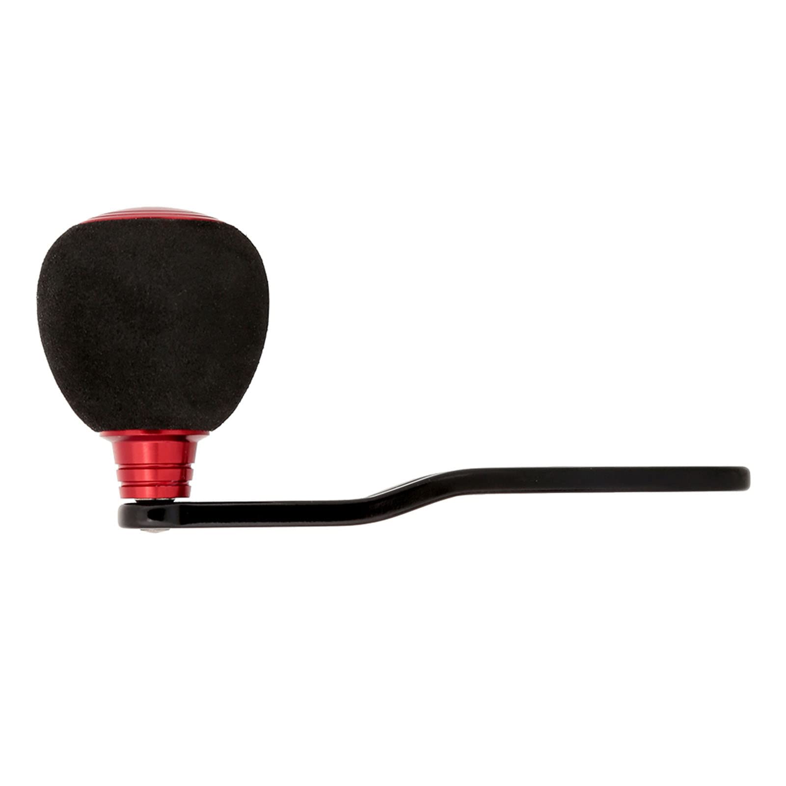 Fishing Reel Handle, Metal Fishing Reel Handle Fishing Reel Handle EVA Knob with Fittings Replacement Parts for Low-Profile Reel(Red) Fishing reels and Fishing Maintenance Tools