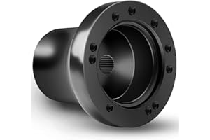 GAOERFU-CP YAMAHA Steering Wheel Adapter Golf Cart Steering Wheel Adapter Golf Steering Wheel Adapter for YAMAHA (Black)