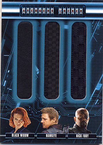 2015 Upper Deck UD Age of Ultron Trading Cards Avengers Locker Wardrobe/Costume Card AL3-BHN Black Widow Hawkeye Nick Fury