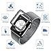 EcoPestuGo Compatible [2 - Pack] for Apple Watch 42mmTempered Glass Screen Protector, EcoPestuGo (Black) Anti-Scratch, Full Coverage Scratch-Proof Screen Film Compatible iWatch 42mm Series 1/2/3
