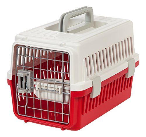 IRIS Extra Small Deluxe Pet Travel Carrier, Red