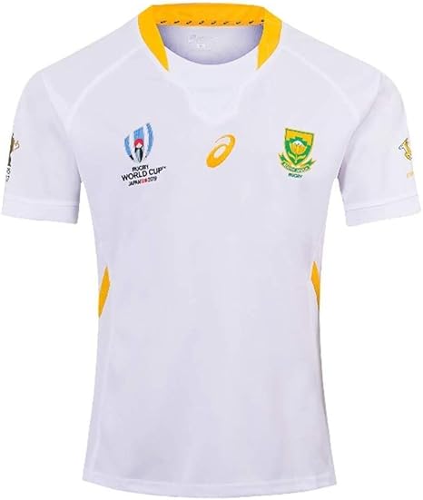 Amazon Co Jp 南アフリカホームとアウェイサッカーユニフォーム 大人子供のポロシャツ半袖カジュアルスポーツウェア ラグビーワールドカップ半袖 S Xxxl Color White Size Xxl ホーム キッチン