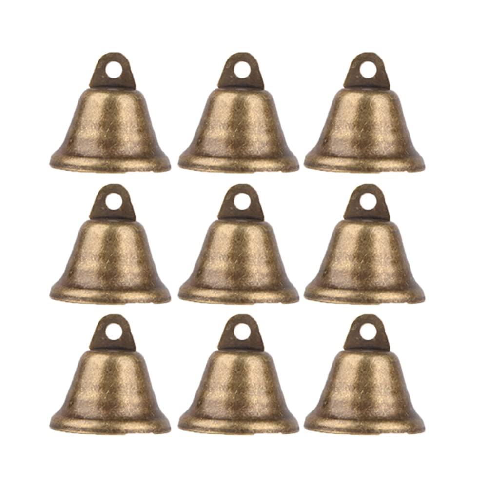 FSSTUD 20 Pcs Vintage Bronze Jingle Bells Mini Liberty Bells Small Craft Bells Christmas Tree Bells Decorative Bells