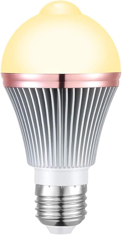 Amazon Led電球 センサー人感センサーライト E26口金 小型電球 センサー電球 50w形相当 2700k 650lm 電球色 明るい 消し忘れ防止 自動点灯消灯 省エネ 防犯 玄関 階段 廊下 洗面所 室内 日本語取扱付属 1年保証 Ouamei E26 2700k電球色 電球色 E26口金１個入れ