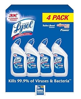 UPC 019200847162 product image for Lysol Brand Disinfectant Toilet Bowl Cleaner, 4 Count (B00GDKY3VS) | upcitemdb.com