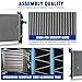 2-Rows CU2294 Radiator Replacement for Dodge Dakota Durango V6 V8 L4 3.7L 3.9L 4.7L 5.9L