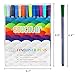 Soucolor Fineliner Color Pen Set, Set of 60 Assorted Colors, 0.4mm Colored Fine Liner Sketch Drawing Pen, Porous Point Marker - Perfect for Coloring Books and Bullet Journal