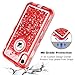 Coolden Case for iPhone XR Cases Protective Glitter Case for Women Girls Cute Bling Sparkle Heavy Duty Hard Shell Shockproof TPU Case for 6.1 Inches Apple iPhone XR 10R, Red