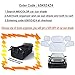 MIU COLOR Car Trunk Organizer for SUV, Collapsible Trunk Storage Organizer, Securing Straps, Non Slip Bottom(Black)