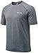 TM-MTS03-SGY_Large Tesla Men's HyperDri Short Sleeve T-Shirt Athletic Cool Running Top MTS03
