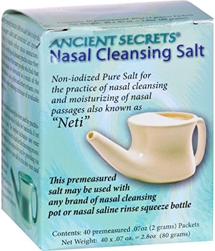Ancient Secrets Nasal Cleansing Salt Packets - 40 Packets