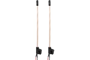 INJORA 2PCS LED Whip Light Side Fixed for 1/18 SCX24 1/24 RC Crawlers(Ice Blue)