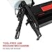 PowRyte 18 Gauge 2-in-1 Air Brad Nailer/Narrow Crown Stapler with Tool-Free Jam Release Mechanism