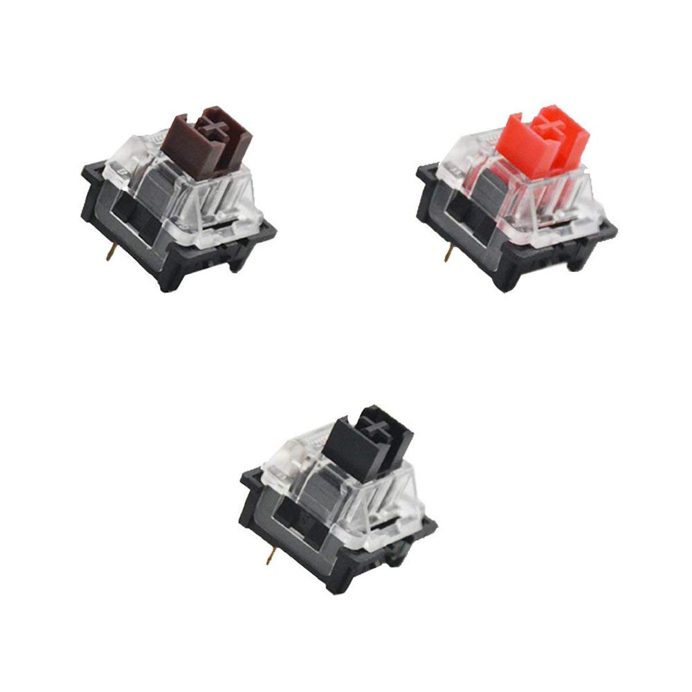 OUTEMU (Gaote) Switch 3 Pin Keyswitch DIY Replaceable Switches for Mechanical Gaming Keyboard (Mix)