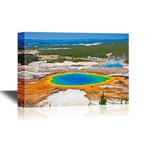 USA Landmarks The World Famous Grand Prismatic Spring...