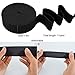 Jmkcoz Black Springy Stretch Knitting Sewing Elastic Spool Elastic Bands, 1.5 Inch x 11 Yard High Elasticity Heavy Stretch Sewing Tools