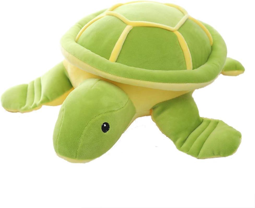 AIXINI Soft Plush Sea Turtle Giant Stuffed Marine Animal Tortoise Toys Doll (Green, 11 inch), Sleeping Hugging Pillow Cusion,Gift for Kids Baby Christmas
