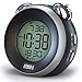 RYHOR-K Loud Alarm Clock for Heavy Sleepers – Simple Annoying Twin Bell for Hearing Impaired – Dual Battery Operated Snooze Portable Travel Digital for Kids