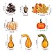 Pumpkin Decorating Kits, 166pcs Artificial Autumn Gourds, Mini Pumpkins, Pine Cones, Maple Leaves, Acorns for Thanksgiving Halloween Harvest Festival Fall Decor