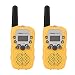 BELLSOUTH T-388 Yellow 2PCs T-388 3-5Km 22 FRS & Gmrs Uhf Radio for Child Walkie-Talkie (Yellow)
