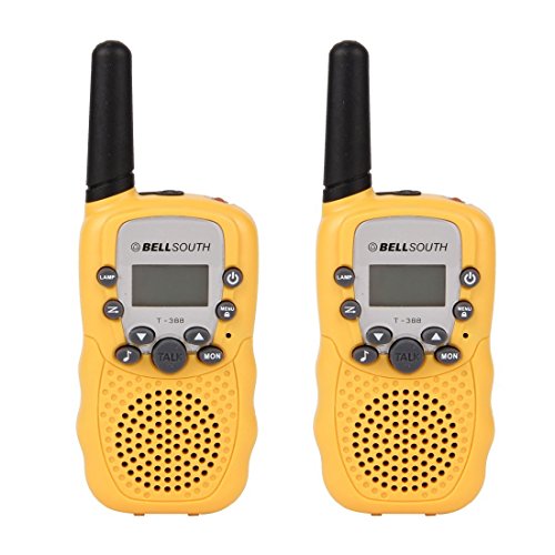 BELLSOUTH T-388 Yellow 2PCs T-388 3-5Km 22 Frs & Gmrs Uhf Radio for Child Walkie-Talkie (Yellow) BELLSOUTH T-388 Yellow 2PCs T-388 3-5Km 22 Frs & Gmrs Uhf Radio for Child Walkie-Talkie (Yellow)