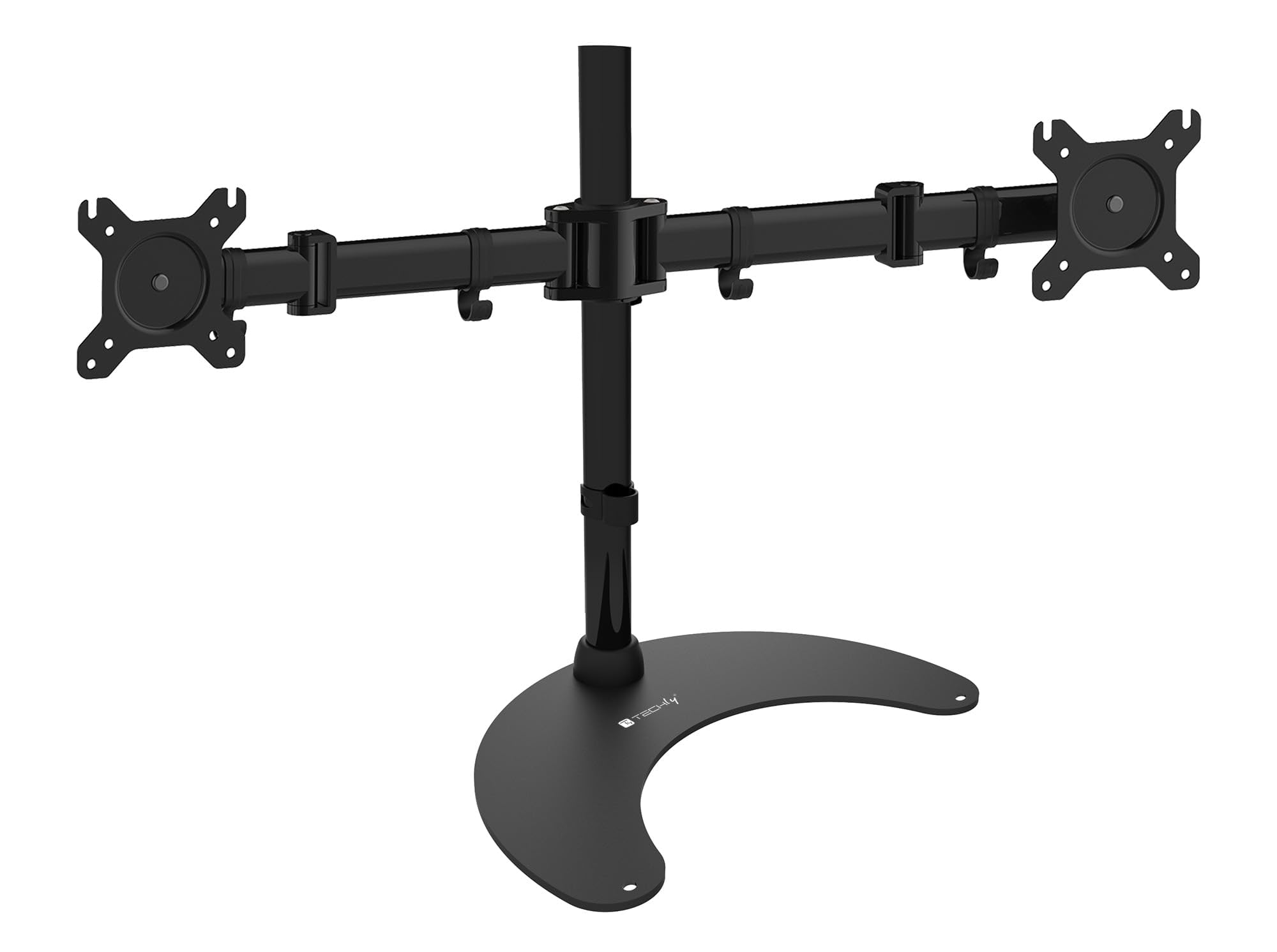 Techly ICA-LCD 3410 Desk Mount for 2 13-27 Inch Monitors with Base Height 400 m