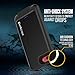 Punkjuice iPhone 7 Plus Battery Case Waterproof Slim Portable Power Juice Bank W/ 4800mAh High Capacity [Fastcharging] 120% Extra Battery Life Compatible W/Apple iPhone 8 Plus & 7 Plus [Jet Black]
