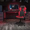 Flash Furniture X10 Gaming Chair Racing Office Ergonomic Computer PC Adjustable Swivel Chair with Flip-up Arms, Red…