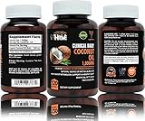 CLINICAL DAILY Organic Coconut Oil Supplement. Pure natural Hair growth, Skin and Nails support. Heart health, Energy and Weight Loss support. Essential oils & vitamins. 120 softgel capsules