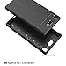 Cocomii Stitch Leather Design Sony Xperia XZ1 Compact Case, Slim Thin Glossy Soft TPU Silicone Rubber Gel Luxury Leather Pattern Fashion Bumper Cover Compatible with Sony Xperia XZ1 Compact (Black)