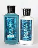 Bath and Body Works Ocean For Men Gift Set of Lotion and 2 in 1 Hair and Body Wash