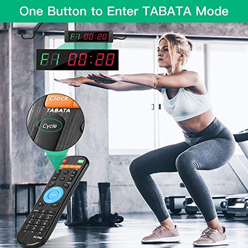 Fitness Training Gym Timer Indoor Interval Timer Clock,SEESII LED