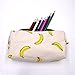 LParkin Cute banana Pencil Case Pouch Teacher Gift Gadget Bag Make Up Case Cosmetic Bag Stationary Kawaii Pencil Box