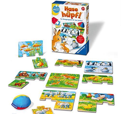 Ravensburger 24735 - Hase hüpf! - Bewegungsspiel für die Kleinen - Spiel für Kinder ab 2 Jahren, Spielend erstes Lernen… – Bild 5