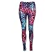 Kids Girls Comic Graffiti Floral Leopard Tartan Aztec Print Leggings 5-13 Years